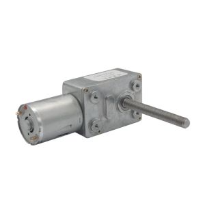 M6*50 mm lång axel DC 6V 12V 24V Worm Gear Motor Electric Motor