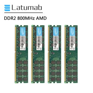 RAMS LATUMAB RAM DDR2 4GB 8GB 16GB 667 800MHz PC26400 5300 CPUチップセットマザーボードメモリ240ピン1.8V PCメモリRAMモジュール