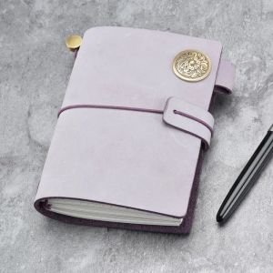 Defterler Yiwi Vintage Orijinal Deri Defter Seyahat Dailesi Dergi Planner Sketchbook Gündemi DIY Doldurma Kağıt Okulu Doğum Günü Hediyesi