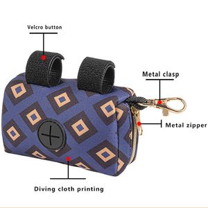 Portable Dog Poop Borsa di stoccaggio Taschi Taschi Contenitura Contene Dispenser Pouch Piet Cavallo Cacca Accessori per animali