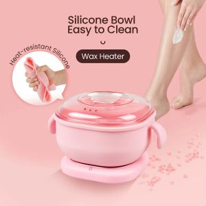 Isıtıcıları 400ml Wax Isıtıcı Epilasyon Makinesi Taşınabilir Silikon Balmumu Isıtıcı Spa Vücut Vücut Epilator Parafin Ağda Erit