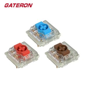 Keyboards New Gateron Low Profile Switch 2.0 Red/Blue/Brown Switch Custom For Mechanical Bluetooth Keyboard Low Mx Switch Backlit Teclado