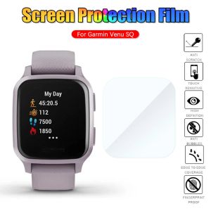 1PC Soft Tempered Glass Not full cover Protective Film For Garmin Venu SQ SQ Music Smart Watch HD Screen Protector Scratch Proof