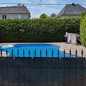 Espalhar preto HDPE anti-UV Varanda Safety Cerca líquido suculento planta líquido líquido piscina externa da piscina em casa Sun Shade Net