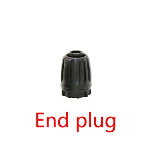 Garden 16mm PE Pipe Connectortee Elbow End Plug Lock Nuts Vattenkoppling 1/2 '' Pipe 4/7mm Trädgårdsslangbeslag