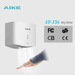 Trockner AIKE Automatische Sensor Hände Trockner 1400 W Hochgeschwindigkeit Luft Handtrocknungsmaschine Badezimmer Waschraum Handtrockner 10S Schnelltrocknen