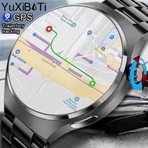 Watches Watch 4 Pro Amoled Smartwatch Men Svar Call GPS Sport Fitness Tracker Men IP68 Waterproof NFC Smartwatch för Huawei Xiaomi 2023