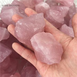 50-200g Natural Crystal Quartz Minerals Specimen Rose quartz Irregular Shape Rough Rock Stone Reiki Healing Home Decoration