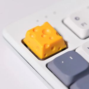 Tillbehör ostdesign hartsnyckel för körsbär TTC Gateron låg profilomkopplare Mekaniskt speltangentbord 0,9 cm Hight Key Cap