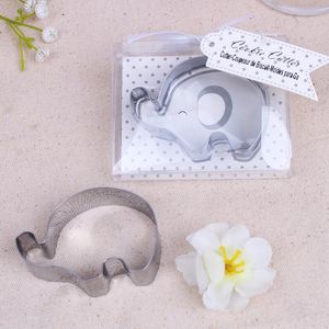 10Pcs Baby Shower Party Decorations of Little Peanut Elephant Cake Mold Baby Favors For New Born Baby Party Cookie cutter