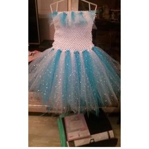 1pc 20x23cm Crochet Tops Diy Tulle Shool malha elástica tecido de crochê embrulho tutu presente de cabeça para a cabeça da saia