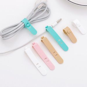 1/5/10PCS Cable Winder Ties Silicone Cable Organizer Wire High Quality Wrapped Cord Line Storage Holder For Phone Earphone MP4