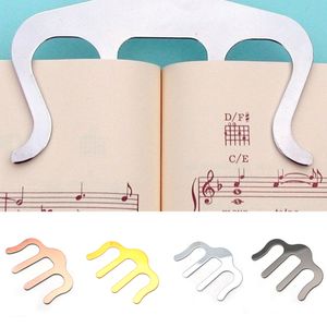 1PC Piano Stands Song Book Page Holder Clip Music Note Clips Sheet Metal For Guitar Speech Draft Magazines Newspapers 2022 New