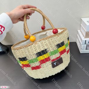 Fashion Woven Beach Bag Designer Womens Shopping Bag Tote Bag Leisure Straw Handbag Summer Travel Vacation Bag Large Handbag