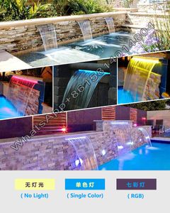 Colorful waterfall water curtain led light,swimming pool waterproof led light,water curtain fountain waterfall light bar