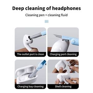 Computer Tangeboard Cleaner Brush 7 In 1 Electronic Kit för iPad Bluetooth Earphone Phone Cleaning Tools Cleaner KeyCap Puller Kit