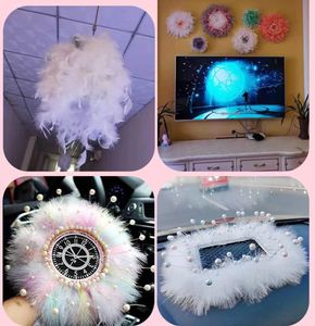 1 Meter Fluffy White Marabou Feathers Trim Fringe Width 7cm Clothing Sewing Crafts Plumes Decoration