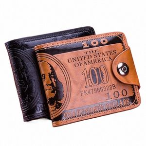 leather Men Wallet 2024 Dollar Price Wallet Casual Clutch Mey Purse Bag Credit Card Holder Fi New Billetera Hombre P2ar#