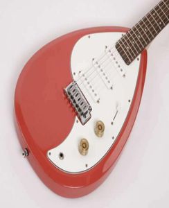 Vox Mark III Red Teardrop Guitar White Brian Jones 3シングルコイルピックアップChrome Hardware Factory Outlet6637897