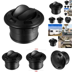 New Universal RV Bus Round Closeable Rotatable 75mm 100mm Conditioner Outlet Ventilation Switch Roof Air Deflector Accessories