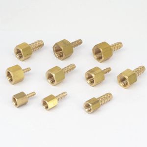 1/8" 1/4" 3/8" NPT Female x 1/8" 3/16" 1/4" 5/16" 3/8" Hose Barb Tail Brass Fuel Fittings Connectors Adapters 229 PSI