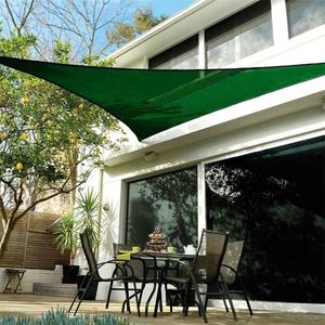 Wodoodporny schronisko Sun 4*4*5,7M Trójkąt Sunshade Sail Garden Yard Sieć 21 colours