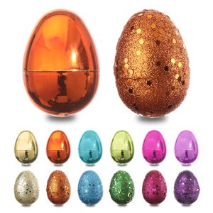 1pc Easter Egg Electroplate Flash Powder Eggs