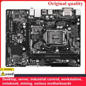 Материнские платы, используемые для Materboards Asrock H81MDGS LGA 1150 DDR3 16GB MATX для Intel H81 настольный бассейн SATA III USB3.0