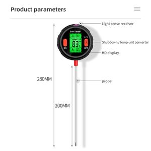 5 em 1 Solo pH medidor de umidade Umidade Tester de acidez do solo Testador de acidez Sensor de umidade para plantas Flowers Garden Tool Tool