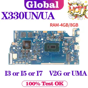 Moderkort Kefu -mainboard för ASUS X330UA X330UN X330U I330U K330U R330U V330U S330U Laptop Motherboard I3 I5 I7 4GB/8GBRAM UMA/V2G