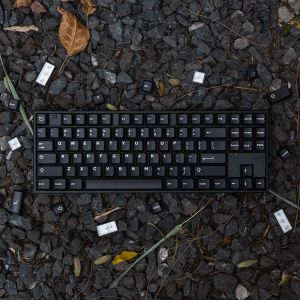 Acessórios fãs pyga translucência keycaps de tiro duplo perfil de cereja inglesa cápsula para o teclado mecânico do interruptor mx