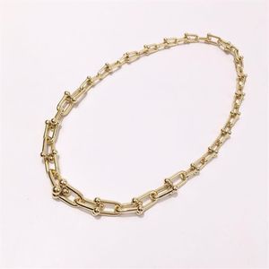 High Edition Hardwear uzun kolye kolye mezun kolye klasik tasarımcı mücevher klaazik anneler günü hediyesi 18k altın pl283j