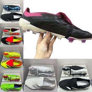 FG Soccer Shoes Designer Original Ready Stock Football Shoes Men's Shoes Edge 30 Generation Predator Plated Bottom Predator Football Boot