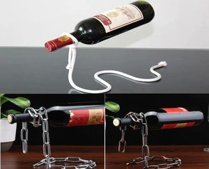 3 styles Creative Wine Bottle Racks Handmade Plating Process Support Home Kitchen Bar Accessories Practical Wine Holder8165185