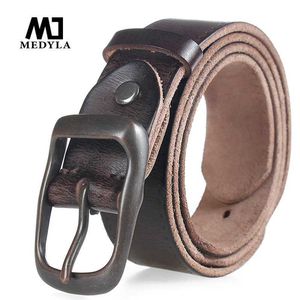 Gürtel Medyla Herren Retro Design Denim Belt Herren Jeans Casual Hosen Dekoration Breite 3,2 cm MD168C240410