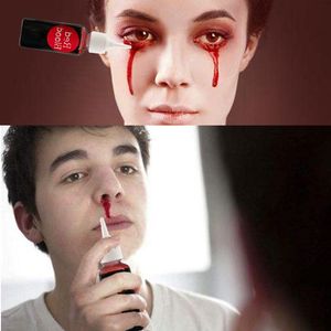 30 ml fałszywa krew dla krwawych oczu nosek Uszy wampirów zombie makijaż rekwizyty Halloween impreza horror bady farba cos dekoracja