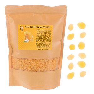 450g/Bag Safe umweltfreundliche Bienenwachspellets DIY Homemade Wachs Pellets Natural Beeswax DIY hausgemachte Wachsgranulat