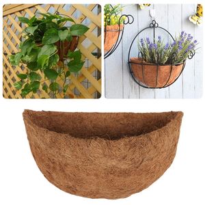 40cm Fiber Replacement Liner For Plastic Flower Pots Orchid Flower Pots Balcony Planting Coconut Palm Wall Hanging Flower Pot