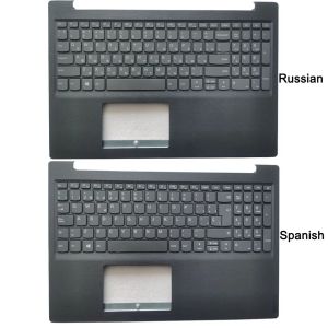 Frames New SP Espanhol/RU Teclado russo para Lenovo Ideapad v15 v15iil v15igl v15ada v15ikb v15iwl com palmal