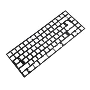 Akcesoria 75% 84 ANSI ISO Płyta CNC Wykończenie pędzla Zanodowana PC Alu mosiężna płyta dla 75% 84 Cherry MX Keyboard YMD75 KBD75 75 V2 V3