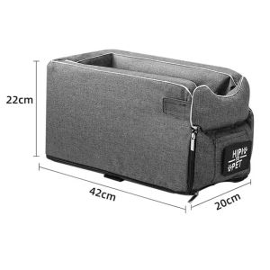 Auto Matte Hunde Zwinger Auto Sicherheitssitz tragbares Zentralsteuerfahrzeug Armlehnenbox Haustierhundträger Sitz Haustier Supplies Sitzbett Block