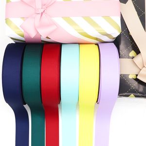 Solid Color Grosgrain 1-1/2" 38MM/25MM 10Yards Ribbons For Hair Bows/ Gift Packaging DIY Christmas Decor Materials YM18010109