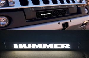 Rozet Emblem Drl Gün Koşu Hafta Kaput Grill Grille Bonnet Led Logo Lambası Hummer H1 H1 H2 H2 H37862193