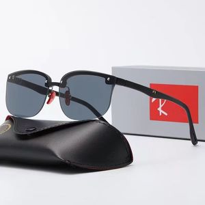 Uomini rey bancone da sole da sole Brand Trendy Donne retrò occhiali da sole 2023 Designer Eyewear Ray Eyecylass Metal Frame Designer Sun Glasshi con scatola