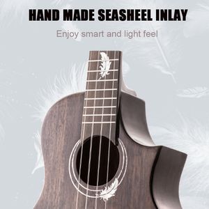 Acouway ymt 26inch ukulele ukelele hawaii Gitarre 2a Solid Mahagony Top Glossy Finish Kanada d'adario String Professional