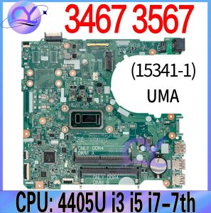 マザーボード153411 Dell Inspironのメインボード15 3467 3567 CN00MPJH 4405U I3 I5 I5 I5 I7TH GEN UMA 100％