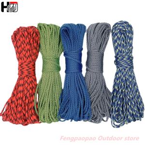 Черный, цвет Paracord 550 Альпинирист Lanyard Tent веревка 4 мм 7 Core Lanyard Paracord Bracelet для выживания для походов