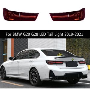 BMW G20 G28 3 Serisi 330I 320I 325i LED Kuyruk Işığı 19-21 Tur Sinyal Freni Ters Park Freni Arka Lamba Arka Lambası Montajı