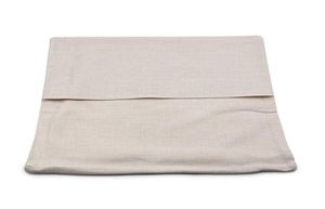 40x40 cm Sublimacja pusta książka Pocket Pillow Cover Solid Color DIY Poliester Linen Cushion Covers Decor 5773940