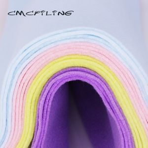 cmcyliiling滑らか /高密度柔らかいフェルト針のための柔らかいフェルト生地diy縫製人形工芸品 /ポリエステル布45cmx110cm